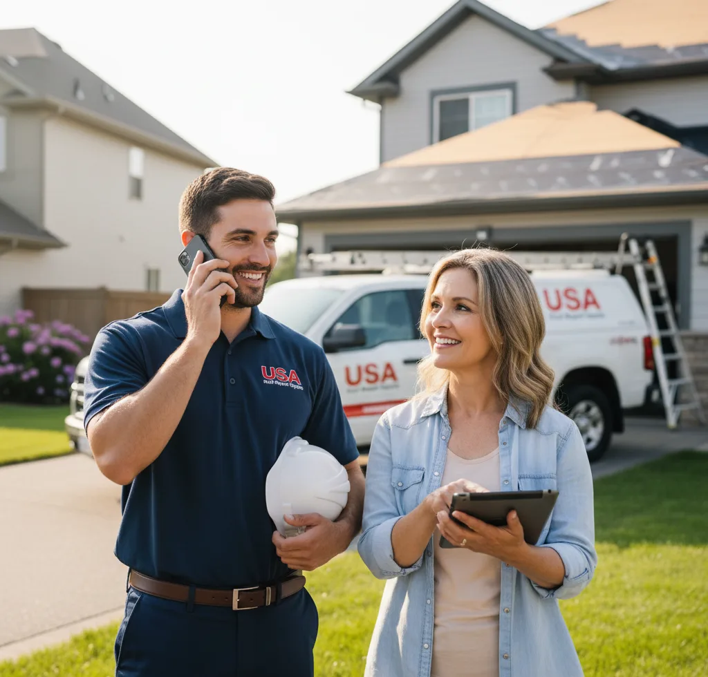 USA Roof Repair Experts customer support in Granite City